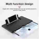 Smartphone Screen Magnifier Stand 14 Inch 3D Foldable Amplifier Stand Holder for Cell Phone Adjustable Angle for Families Mom Dad