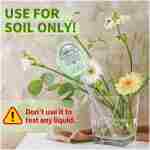 Soil Moisture Meter, 4-in-1 Moisture Meter for Plants, Tester for Moist, Light,Nutrients, pH, Soil Test Kit, Great for Garden, Lawn, Farm, Indoor & Outdoor Use, No Battery Required