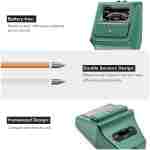 Soil pH Meter, MS02 3-in-1 Soil Moisture/Light/pH Tester Gardening Tool Kits for Plant Care, Great for Garden, Lawn, Farm, Indoor & Outdoor Use (Green)