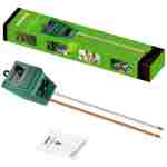 Soil pH Meter, MS02 3-in-1 Soil Moisture/Light/pH Tester Gardening Tool Kits for Plant Care, Great for Garden, Lawn, Farm, Indoor & Outdoor Use (Green)