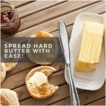 Stainless Steel Butter Spreader, Butter Knife - 3 in 1 Kitchen Gadgets (1)