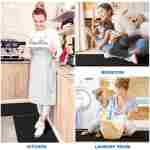 StepRite Kitchen Mats, 2PCS Kitchen Rugs, Cushioned Anti Fatigue Kitchen Mats for Floor, Non-Slip Standing Desk Mat, Waterproof Kitchen Rug Set for Kitchen, Floor,...
