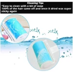Sticky Lint Roller 3 Pack, Reusable Washable Lint Roller Pet Hair Remover Include Large and Small Size Cleaner for Clothes, Pet Hairs, Carseats
