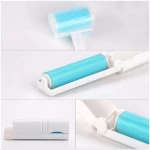 Sticky Lint Roller 3 Pack, Reusable Washable Lint Roller Pet Hair Remover Include Large and Small Size Cleaner for Clothes, Pet Hairs, Carseats