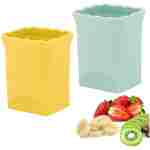 Strawberry Slicer Cup：Fruit Cup Slicer for Strawberry, Egg, Banana, Mushroom, Cucumber, Kiwi and Veggie Salad Speed Cutter the Kitchen Gadget Tool