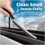 SXhyf Hard Bristle Crevice Cleaning Brush - Multifunctional Gap Cleaning Brush, Bathroom Cleaning Tools, Grout Brush, Crevice Cleaning Supplies for Household Use, Kitchen,...