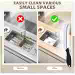 SXhyf Hard Bristle Crevice Cleaning Brush - Multifunctional Gap Cleaning Brush, Bathroom Cleaning Tools, Grout Brush, Crevice Cleaning Supplies for Household Use, Kitchen,...