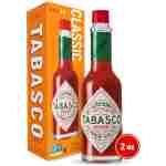 TABASCO Brand Original Red Pepper Hot Sauce, Medium Heat, Glass Bottle, Classic & Versatile Flavor, Three Simple Ingredients, Great for Dips, Tacos, Eggs, Pizza, Oysters & More,...