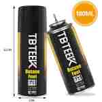 TBTEEK Butane Torch, Kitchen Torch Cooking Torch with Safety Lock & Adjustable Flame for Cooking, BBQ, Baking, Brulee, Creme, DIY Soldering(Butane Not Included)