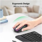 TECKNET Wireless Mouse, 2.4G Ergonomic Optical Mouse, Computer Mouse for Laptop, PC, Computer, Chromebook, Notebook, 6 Buttons, 24 Months Battery Life, 2600 DPI, 5 Adjustment...