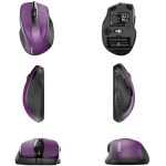 TECKNET Wireless Mouse, 2.4G Ergonomic Optical Mouse, Computer Mouse for Laptop, PC, Computer, Chromebook, Notebook, 6 Buttons, 24 Months Battery Life, 2600 DPI, 5 Adjustment...