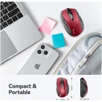 TECKNET Wireless Mouse, 2.4G Ergonomic Optical Mouse, Computer Mouse for Laptop, PC, Computer, Chromebook, Notebook, 6 Buttons, 24 Months Battery Life, 2600 DPI, 5 Adjustment...