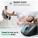 TECKNET Wireless Mouse, 2.4G USB Computer Mouse with 6-Level Adjustable 4800 DPI, Silent Mouse Quiet Click,30 Months Battery, Ergonomic Grips, 6 Buttons Portable for PC,...
