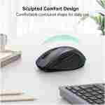 TECKNET Wireless Mouse, 2.4G USB Computer Mouse with 6-Level Adjustable 4800 DPI, Silent Mouse Quiet Click,30 Months Battery, Ergonomic Grips, 6 Buttons Portable for PC,...