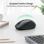 TECKNET Wireless Mouse, 2.4G USB Computer Mouse with 6-Level Adjustable 4800 DPI, Silent Mouse Quiet Click,30 Months Battery, Ergonomic Grips, 6 Buttons Portable for PC,...