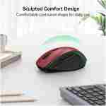 TECKNET Wireless Mouse, 2.4G USB Computer Mouse with 6-Level Adjustable 4800 DPI, Silent Mouse Quiet Click,30 Months Battery, Ergonomic Grips, 6 Buttons Portable for PC,...
