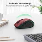 TECKNET Wireless Mouse, 2.4G USB Computer Mouse with 6-Level Adjustable 4800 DPI, Silent Mouse Quiet Click,30 Months Battery, Ergonomic Grips, 6 Buttons Portable for PC,...