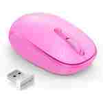 TECKNET Wireless Mouse for Laptop, 2.4G Quiet Computer Mouse with USB Receiver, 4 Buttons Portable Cordless Mice for Chromebook, Laptop, PC, Mac, 800/1200/1600 DPI - Mint Green