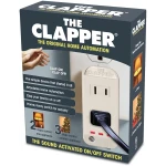 The Clapper, The Original Home Automation Sound Activated Device, On/Off Light Switch, Clap Detection - Kitchen Bedroom TV Appliances - 120v Wall Plug Smart Home Technology, As...