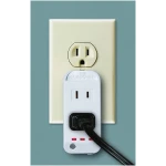 The Clapper, The Original Home Automation Sound Activated Device, On/Off Light Switch, Clap Detection - Kitchen Bedroom TV Appliances - 120v Wall Plug Smart Home Technology, As...