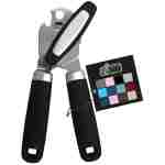 The Original GORILLA GRIP Heavy Duty Stainless Steel Smooth Edge Manual Can Opener and Bottle Openers, Soft Ergonomic Handle, Oversized Handheld Easy Turn Knob, Multifunctional...