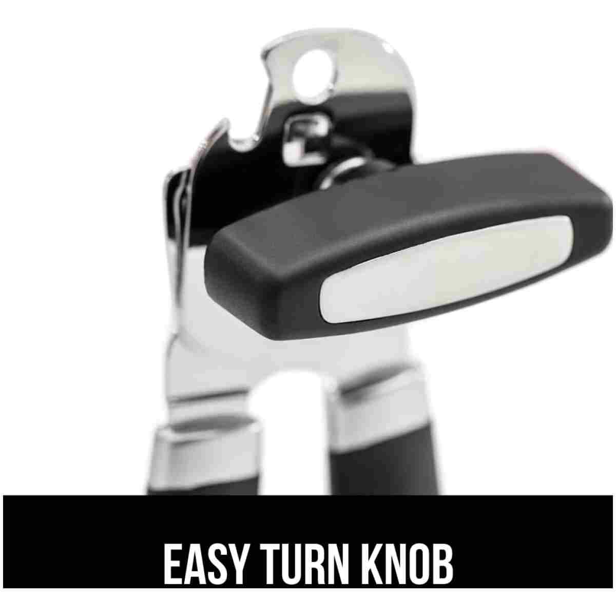 The Original GORILLA GRIP Heavy Duty Stainless Steel Smooth Edge Manual Can Opener and Bottle Openers, Soft Ergonomic Handle, Oversized Handheld Easy Turn Knob, Multifunctional...