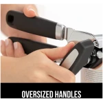 The Original GORILLA GRIP Heavy Duty Stainless Steel Smooth Edge Manual Can Opener and Bottle Openers, Soft Ergonomic Handle, Oversized Handheld Easy Turn Knob, Multifunctional...