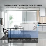 Tosima Window Cleaning Robot W2S, Automatic Cleaning with Intelligent Path Planning, 3800Pa Suction Power, Edge Detection Technology, Remote Control