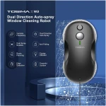 Tosima Window Cleaning Robot W2S, Automatic Cleaning with Intelligent Path Planning, 3800Pa Suction Power, Edge Detection Technology, Remote Control