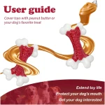Tough Dog Toys, Toys for Aggressive Chewers Large Breed, Chew Dogs, Bone Toy Nylon Dogs Almost Indestructible