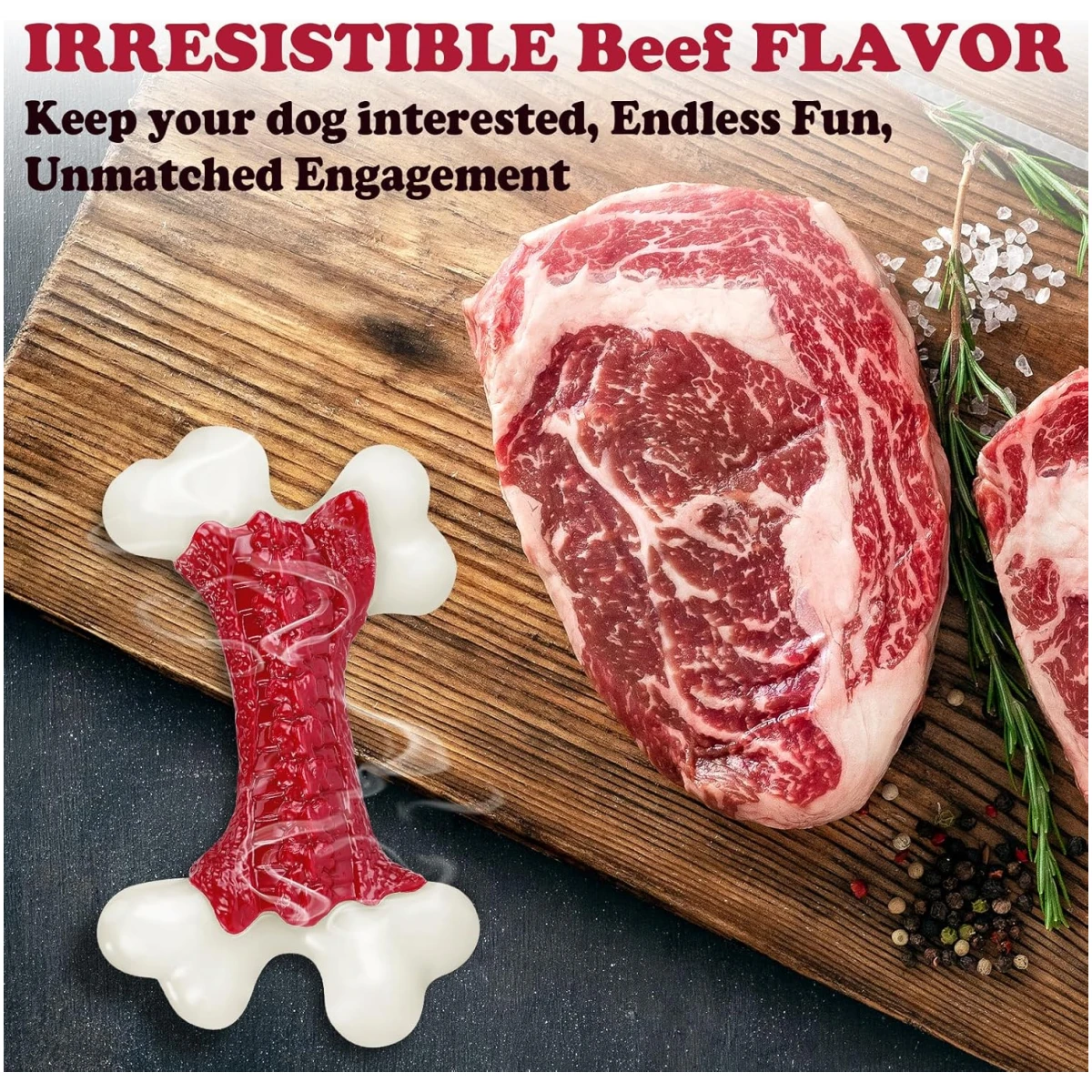 Tough Dog Toys, Toys for Aggressive Chewers Large Breed, Chew Dogs, Bone Toy Nylon Dogs Almost Indestructible