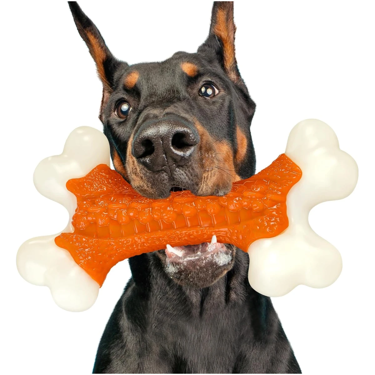 Tough Dog Toys, Toys for Aggressive Chewers Large Breed, Chew Dogs, Bone Toy Nylon Dogs Almost Indestructible