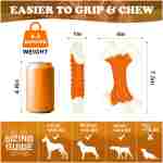 Tough Dog Toys, Toys for Aggressive Chewers Large Breed, Chew Dogs, Bone Toy Nylon Dogs Almost Indestructible