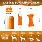 Tough Dog Toys, Toys for Aggressive Chewers Large Breed, Chew Dogs, Bone Toy Nylon Dogs Almost Indestructible
