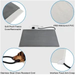TYLIN Pet Heating Pad for Cat - Intelligent Thermostat Temperature Controller,Washable Flannel Cover - Cat Dog, Heated Cat Bed Indoor, Self Warming Cat Bed - Heating Pad for...