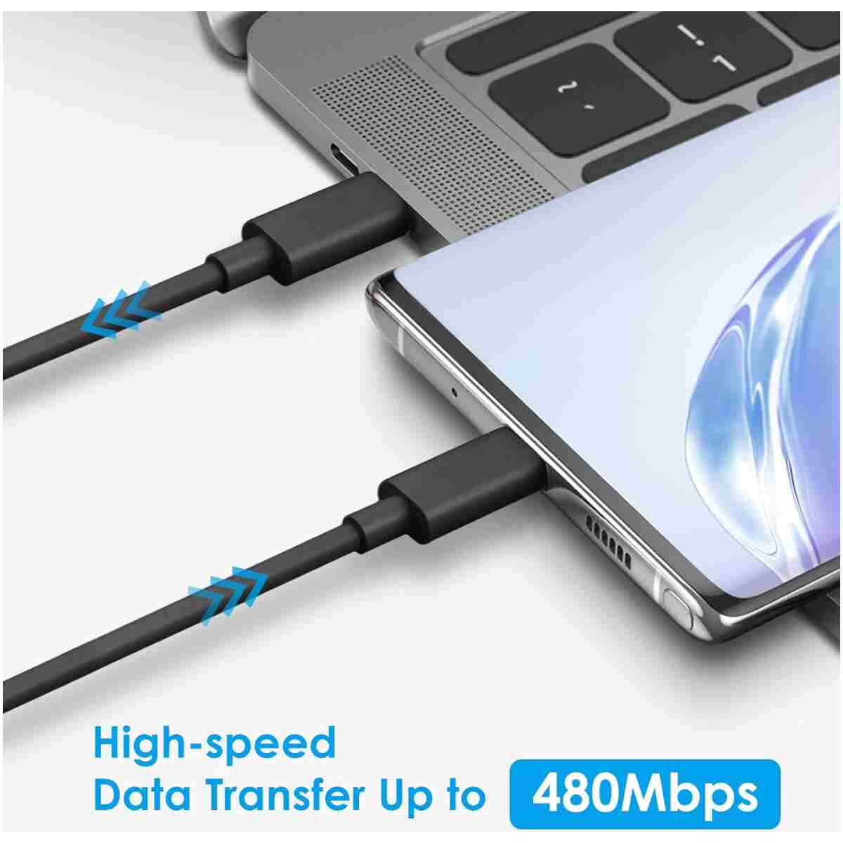 Type C Charger Fast Charging 25W, USB-C Block with C-to-C Cable [PD PPS Compatible] for Galaxy S23/S22/S21 Series/Note 20/10/9 Series/Pixel 4XL/4/3XL