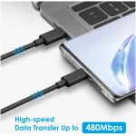 Type C Charger Fast Charging 25W, USB-C Block with C-to-C Cable [PD PPS Compatible] for Galaxy S23/S22/S21 Series/Note 20/10/9 Series/Pixel 4XL/4/3XL