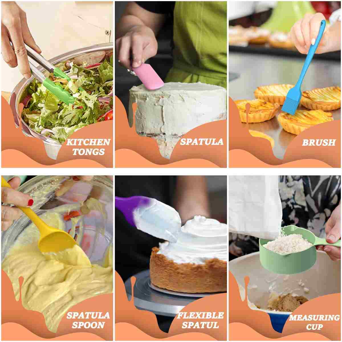 Umite Chef Mixing Bowls with Airtight Lids, 26Pcs Stainless Steel Bowls Set, 3 Grater Attachments & Colorful Non-Slip Bottoms Size 7, 4, 2.5, 2.0,1.5, 1QT, Great for Mixing &...