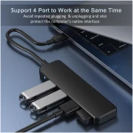 USB 3.0 Hub, VIENON 4-Port USB Hub USB Splitter USB Expander for Laptop, Xbox, Flash Drive, HDD, Console, Printer, Camera,Keyborad, Mouse(Not for Charging)