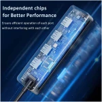 USB 3.0 Hub, VIENON 4-Port USB Hub USB Splitter USB Expander for Laptop, Xbox, Flash Drive, HDD, Console, Printer, Camera,Keyborad, Mouse(Not for Charging)