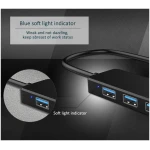 USB 3.0 Hub, VIENON 4-Port USB Hub USB Splitter USB Expander for Laptop, Xbox, Flash Drive, HDD, Console, Printer, Camera,Keyborad, Mouse(Not for Charging)