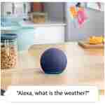 Vibrant sounding Alexa speaker, Great for bedrooms, dining rooms and offices, Glacier White