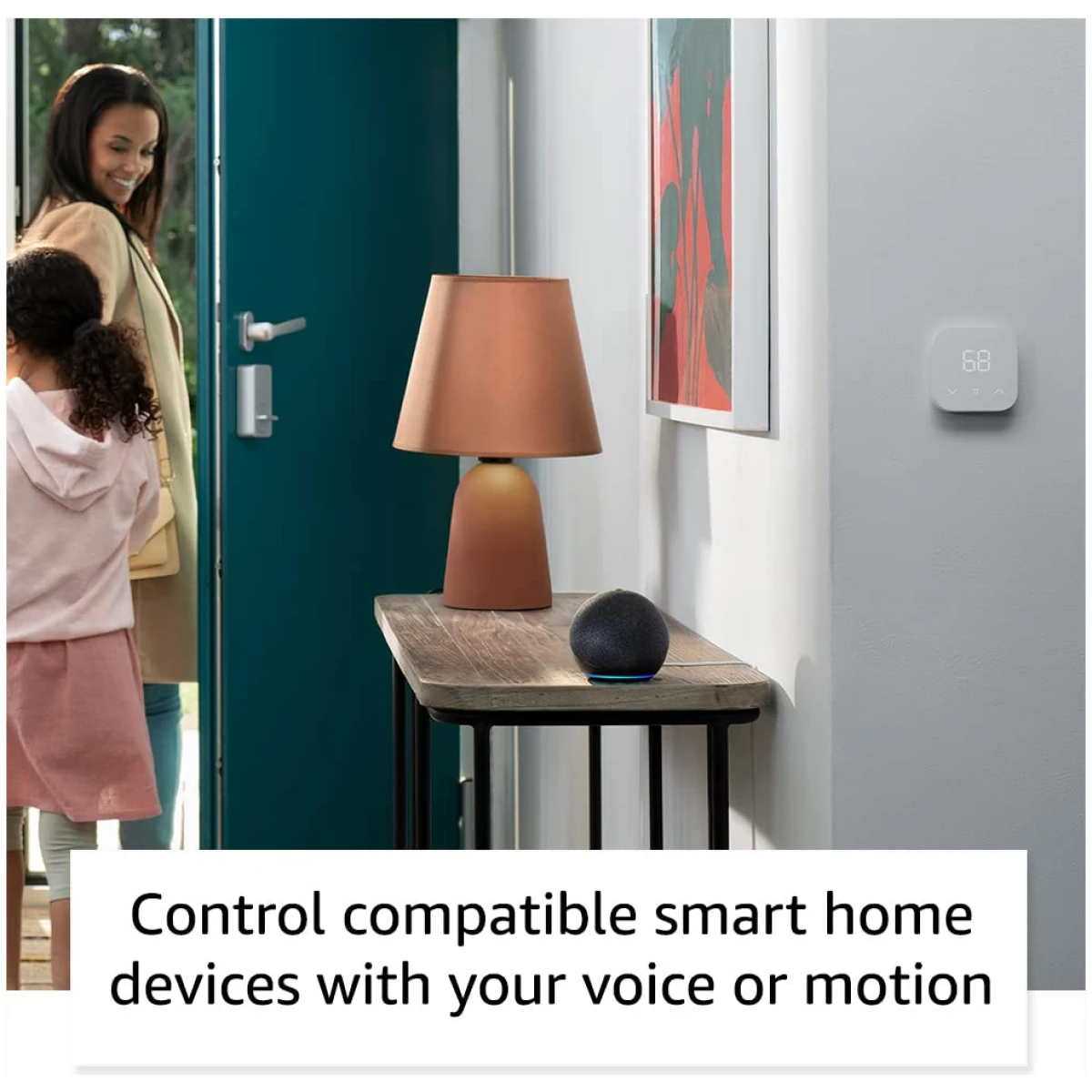 Vibrant sounding Alexa speaker, Great for bedrooms, dining rooms and offices, Glacier White