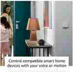 Vibrant sounding Alexa speaker, Great for bedrooms, dining rooms and offices, Glacier White