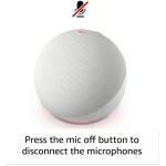 Vibrant sounding Alexa speaker, Great for bedrooms, dining rooms and offices, Glacier White