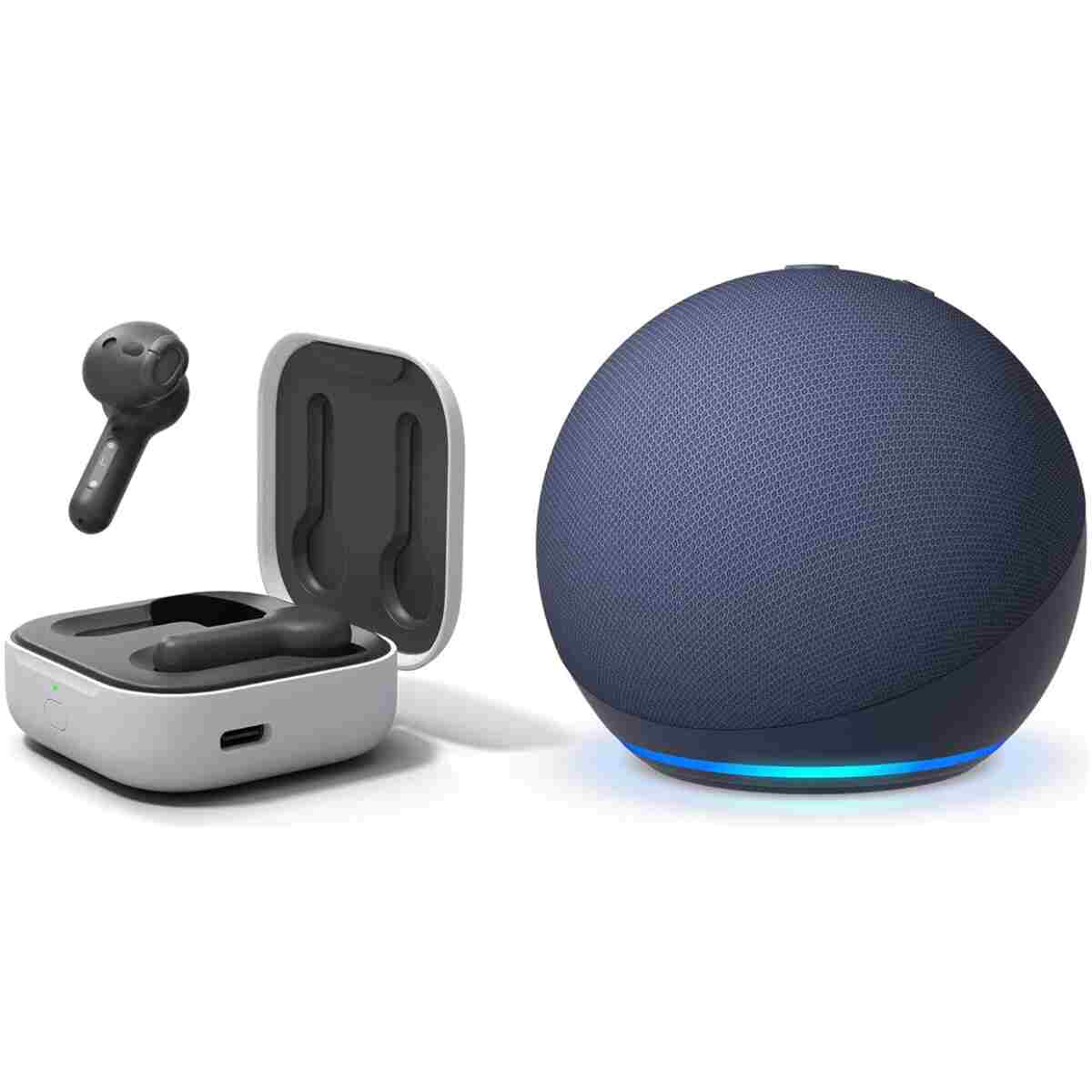 Vibrant sounding Alexa speaker, Great for bedrooms, dining rooms and offices, Glacier White