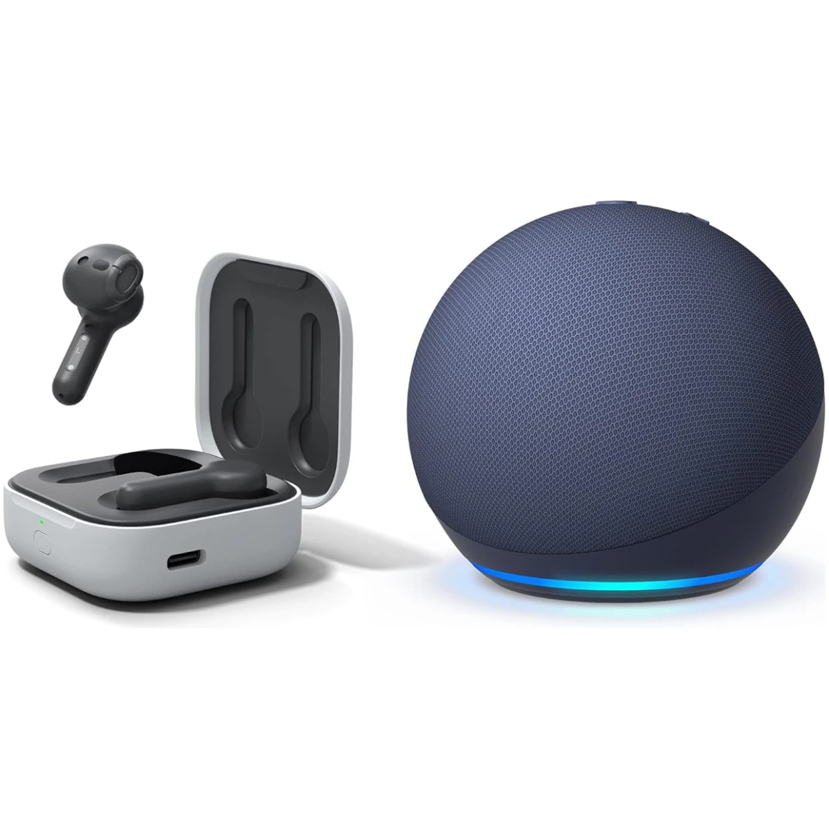 Vibrant sounding Alexa speaker, Great for bedrooms, dining rooms and offices, Glacier White