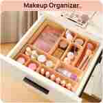 Vtopmart 25 PCS Plastic Drawer Organizers Set, 4-Size Versatile Bathroom and Vanity Drawer Organizer Trays, Storage Bins for Makeup, Bedroom, Kitchen Gadgets Utensils and Office