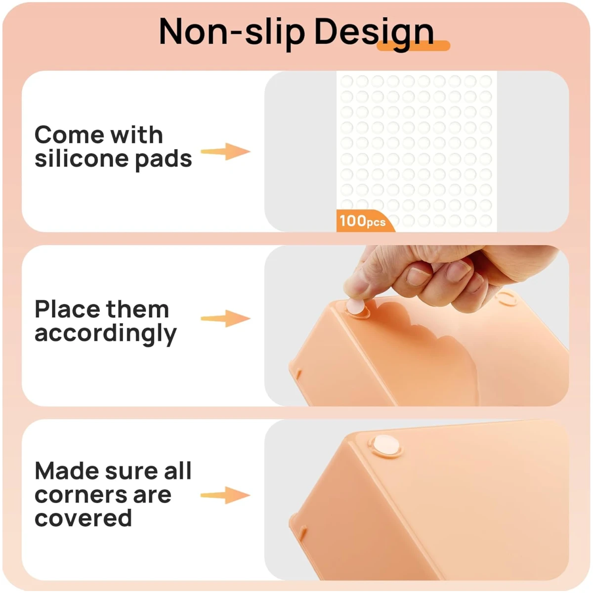 Vtopmart 25 PCS Plastic Drawer Organizers Set, 4-Size Versatile Bathroom and Vanity Drawer Organizer Trays, Storage Bins for Makeup, Bedroom, Kitchen Gadgets Utensils and Office