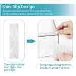 Vtopmart 4 Pack Clear Stackable Storage Drawers, 4.4'' Tall Acrylic Bathroom Makeup Organizer,Plastic Storage Bins For Vanity, Undersink, Kitchen Cabinets, Pantry, Home...